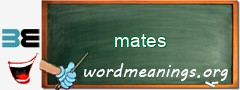 WordMeaning blackboard for mates
